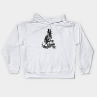 The Crow. Nevermore White Kids Hoodie